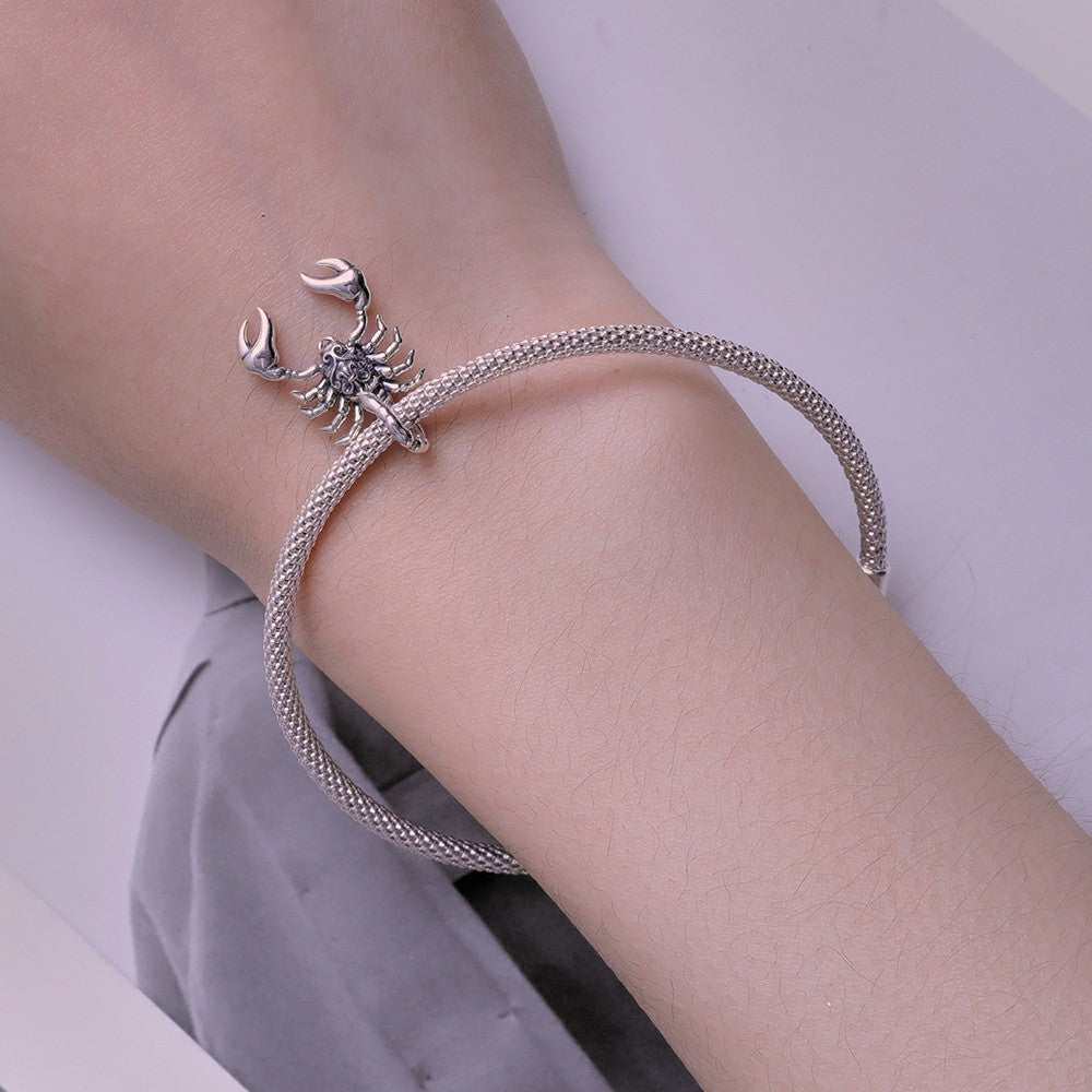 Creative Scorpion Charm Silver