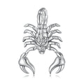 Creative Scorpion Charm Silver