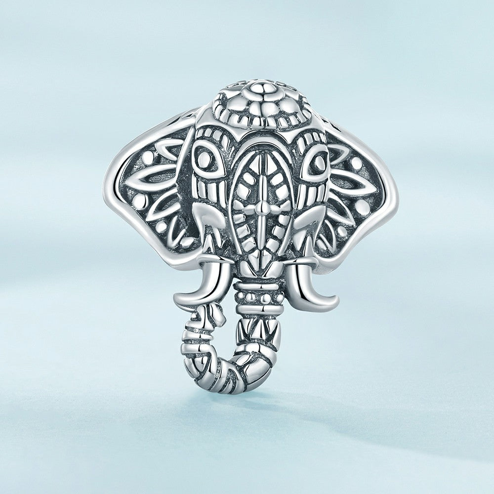 Ganesha Religion Charm Silver