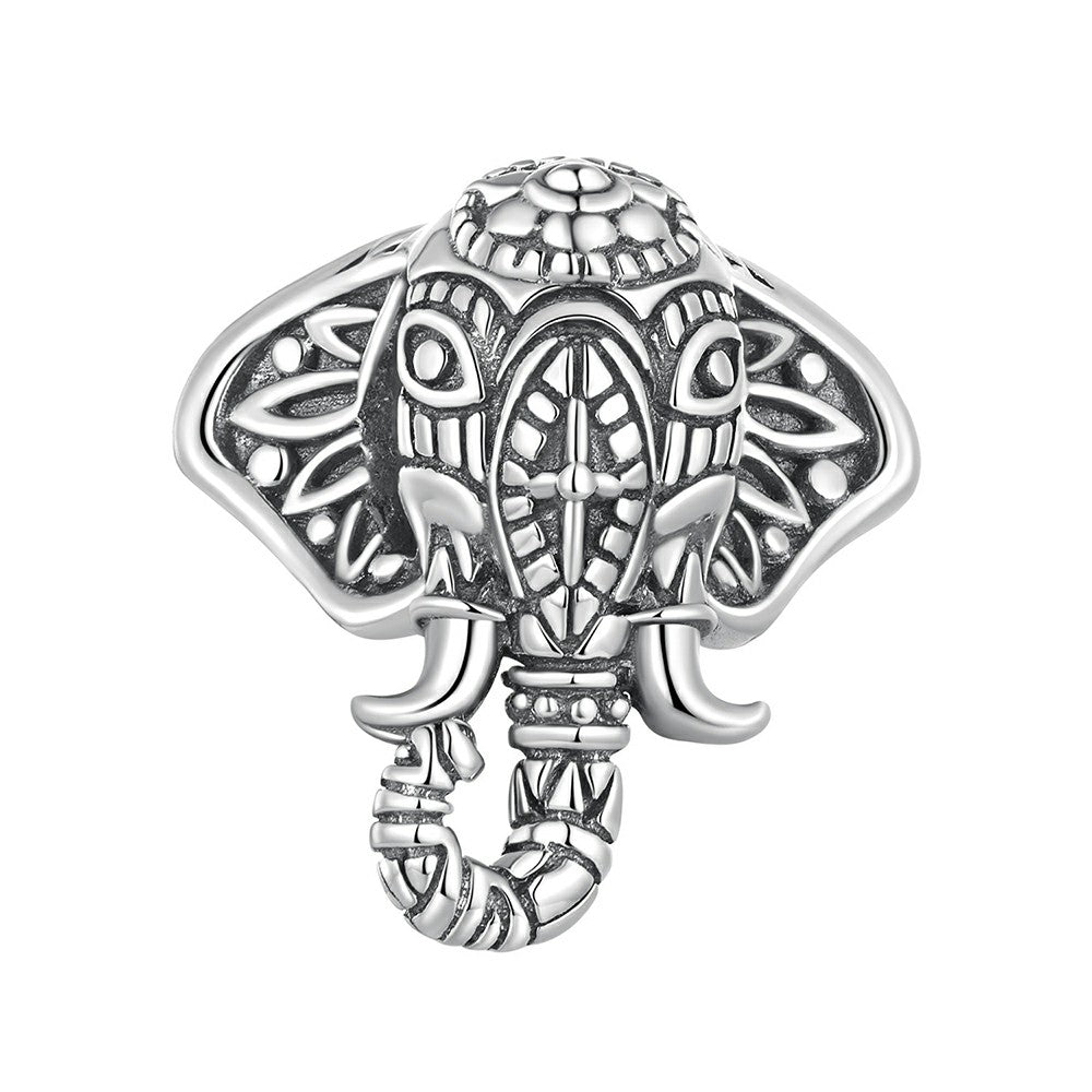Ganesha Religion Charm Silver