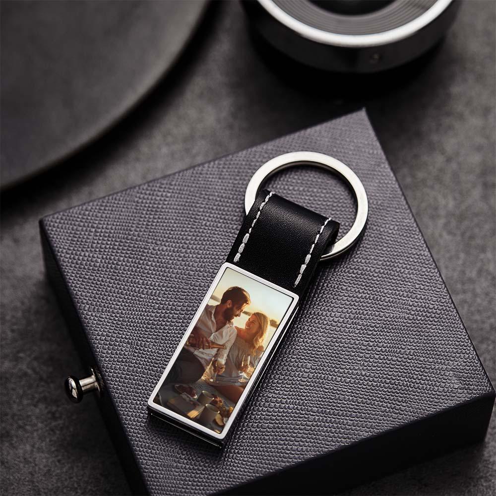 Scannable Spotify Code Song Photo Keychain Personalized Creative Gifts for Couples