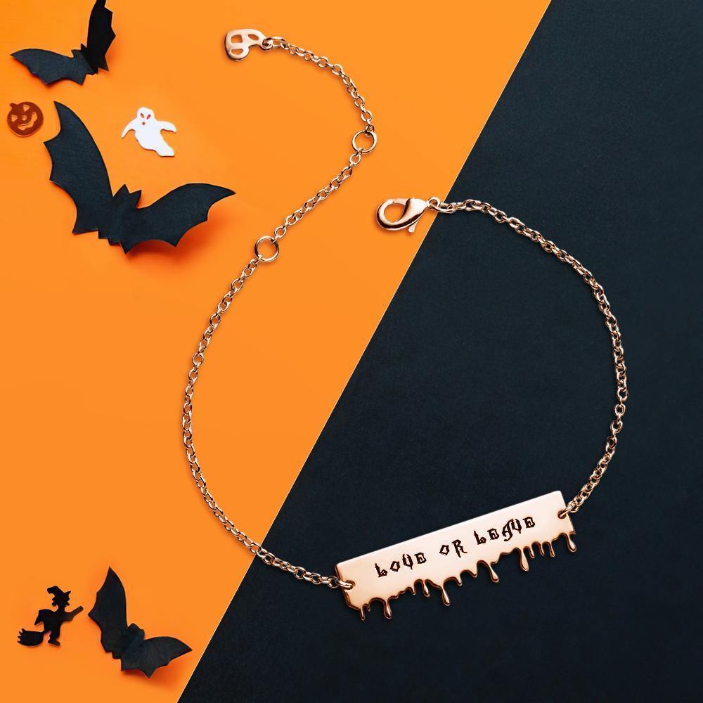 Custom  Bracelet Name Bracelet Gifts Rose Gold Plated