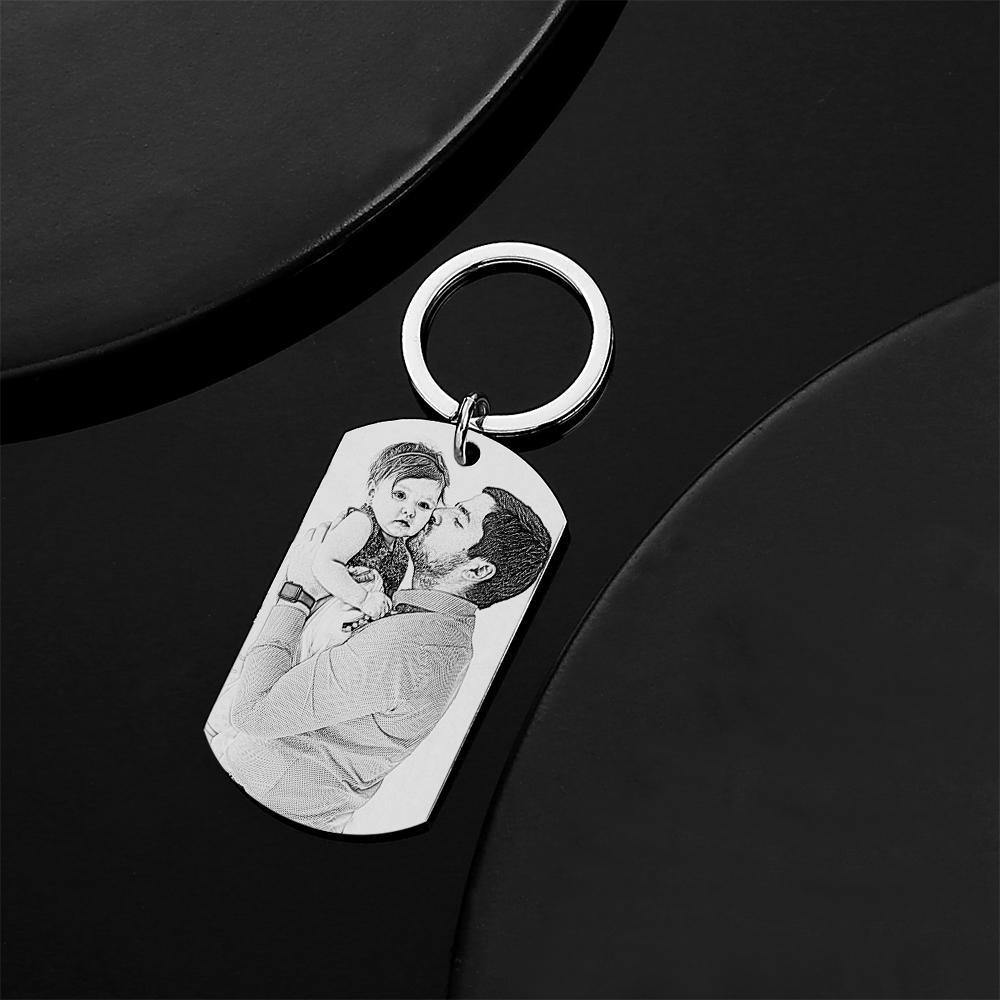 Custom Photo Tag Keychain No one can fix it Gifts for Dad
