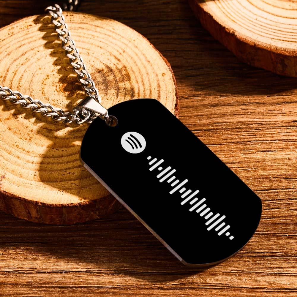 Men's Necklace Engraved Necklace Photo Necklace Optional Style Gifts for Him