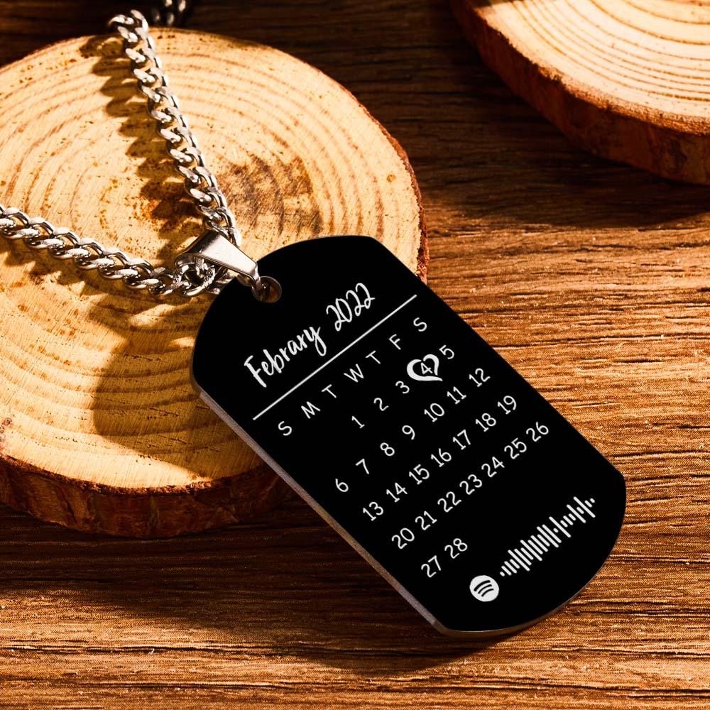 Men's Necklace Engraved Necklace Photo Necklace Optional Style Gifts for Him