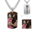 Custom Photo Necklace Spotify Code Necklace Men's Doge Tag Necklace