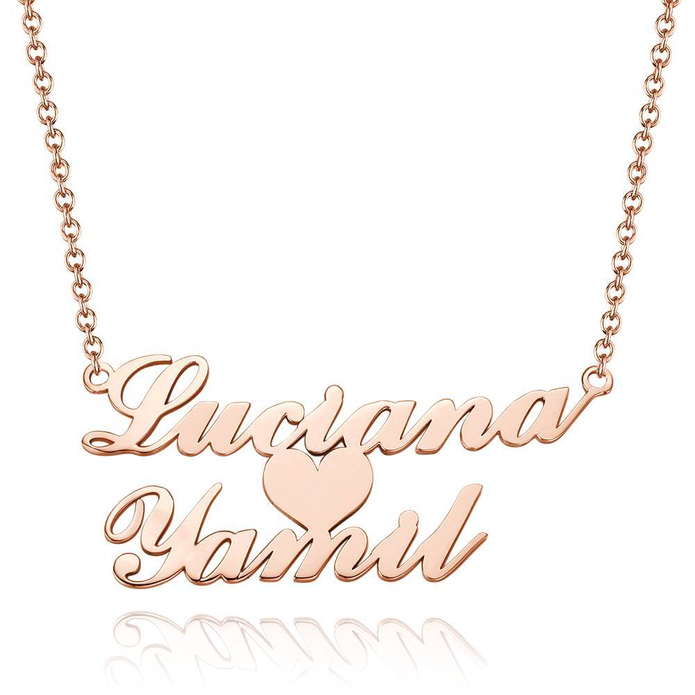 Soufeel Gold "Carrie" Style Name Necklace Gifts For Her