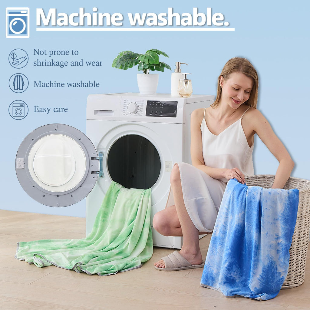 Cooling Blanket Queen Size (90"X90"), Cold Blanket for Hot Sleepers, Ultra-Cool Lightweight & Breathable, Soft Thin for Night Sweats, Bed & Couch