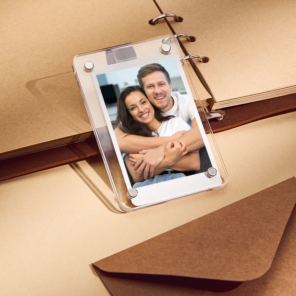 Photo Car Visor Clip Custom Sun Visor Clip Personalized Photo Car Decoration Polaroid Photo Father's Day Gift for Dad