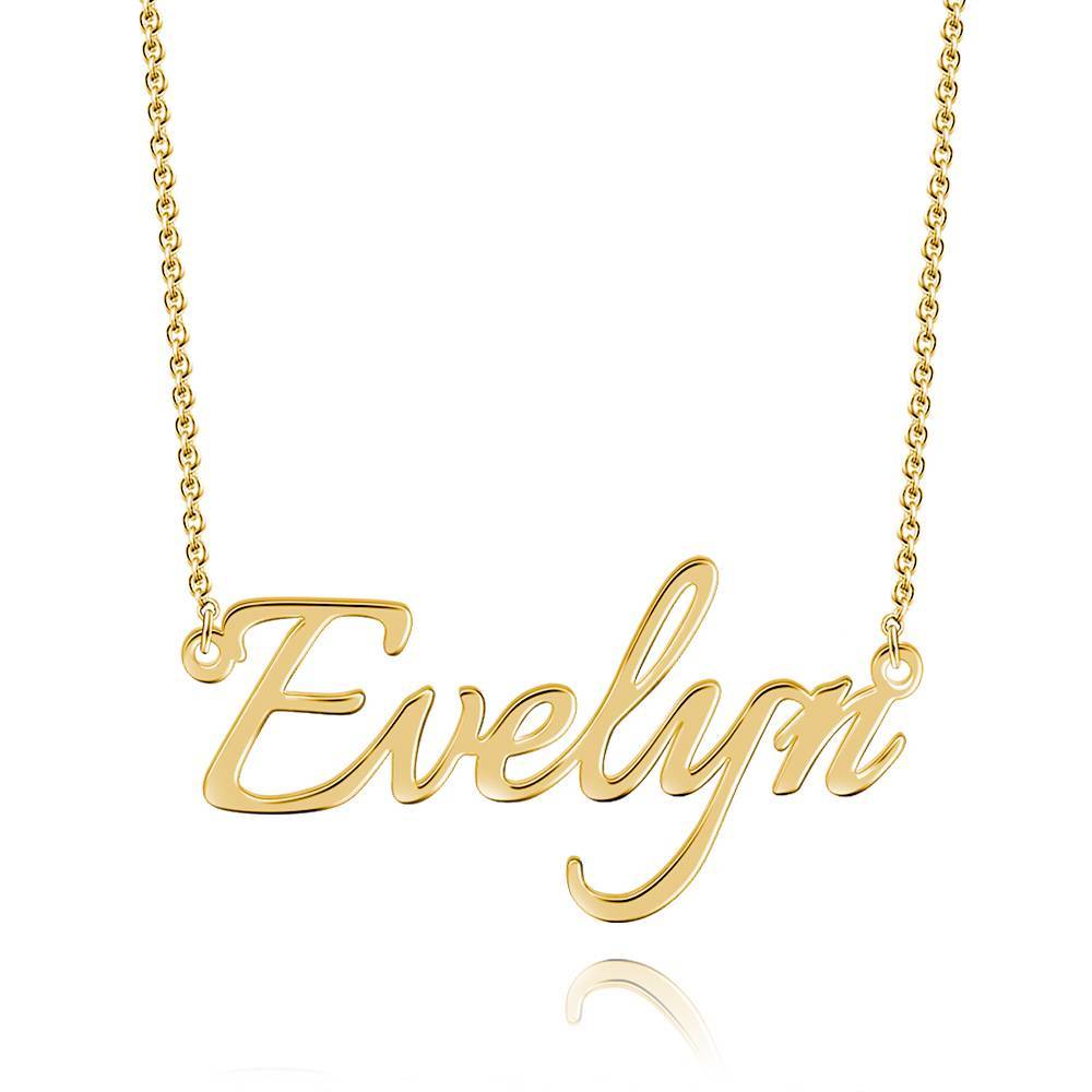 Customized Name Necklace - 14K Gold Name Necklace - Gold Necklace with Name - Gift Ideas for Best Friend