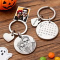Personalized Calendar Keychain Significant Date Marker Gifts for Couples Halloween Gifts