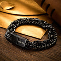Engraved Bracelet Stainless Steel Unique Gifts for Him Love You