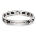 Custom Engraved Bracelet Men's Bracelet,Gifts Memorial Gifts for Boyfriend