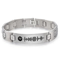 Custom Scannable Spotify Code Man's Bracelet Music Gift