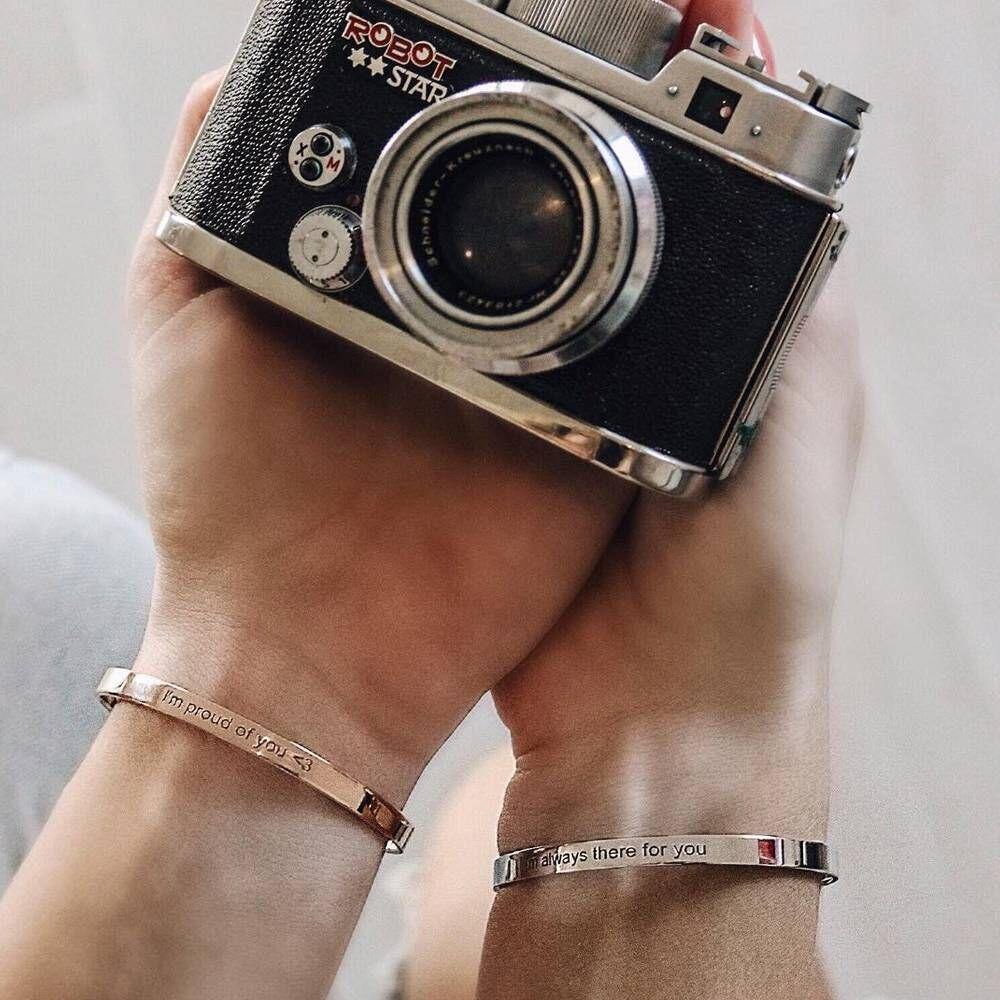 Engraved Bangle Rose Gold Plated Silver