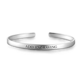Engraved Bangle Silver