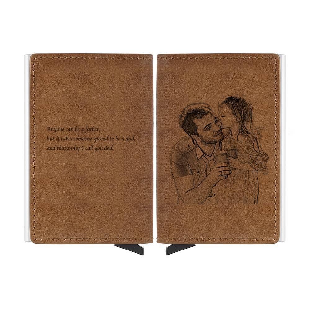 Photo Printed Card Holders, Leather Wallets Best Gifts for Men