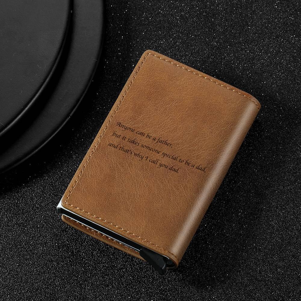Photo Printed Card Holders, Leather Wallets Best Gifts for Men