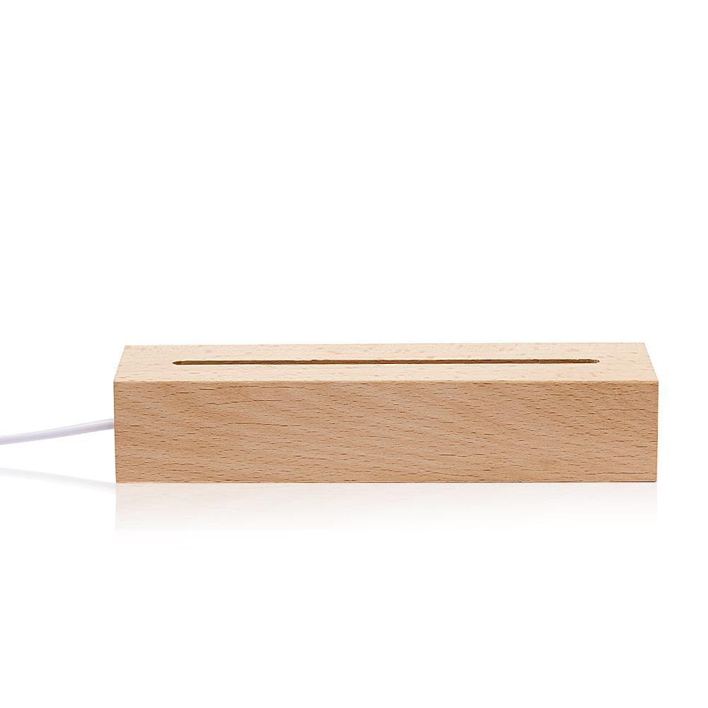Spotify Code Night Light Base Wooden Gifts