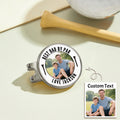 Photo Golf Marker, Best Dad By Par Golf Marker, Fathers Day Gift Ideas, Custom Golf Marker, Golfing Accessory, Personalized Golf Marker