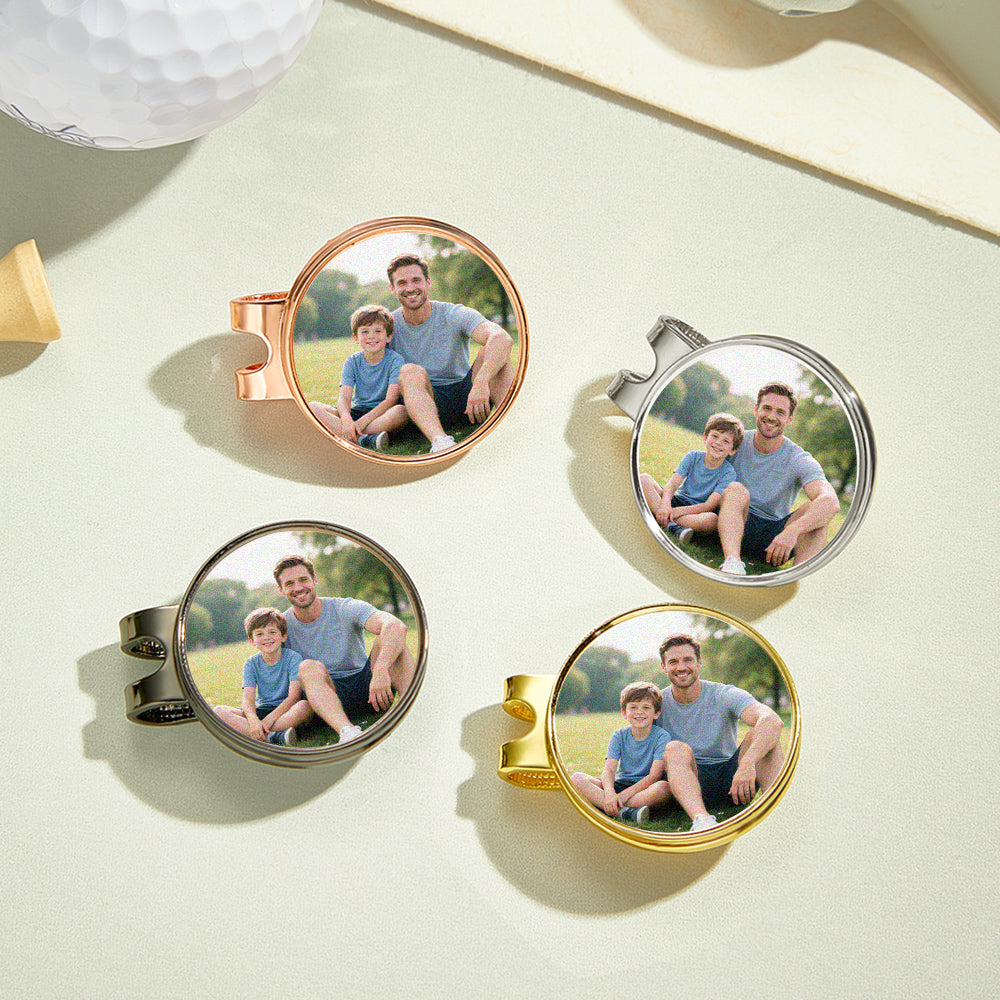 Photo Golf Marker, Golf Marker and Clip Set, Custom Golf Gifts For Her, Custom Golf Marker, Golfing Accessory, Personalized Golf Marker