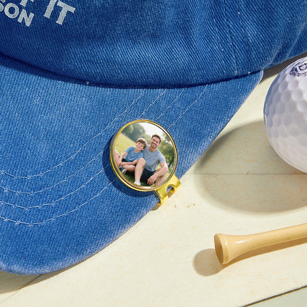 Photo Golf Marker, Golf Marker and Clip Set, Custom Golf Gifts For Her, Custom Golf Marker, Golfing Accessory, Personalized Golf Marker