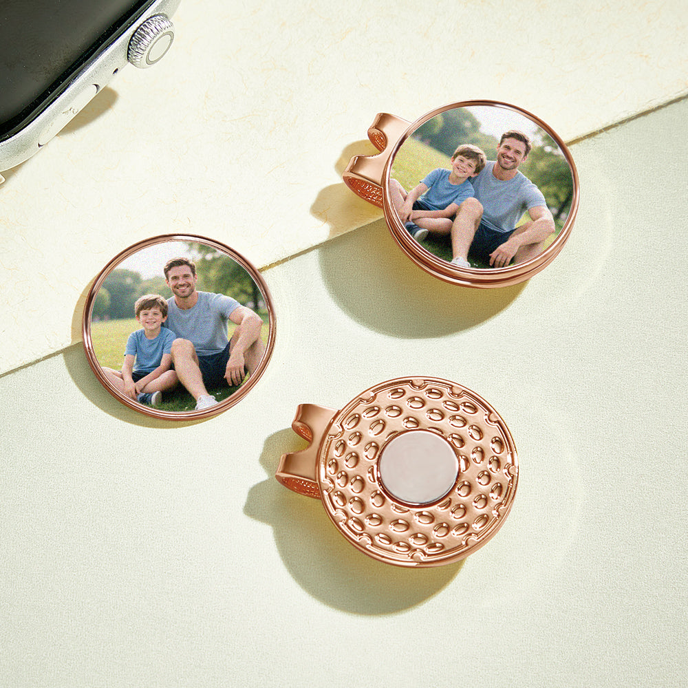Photo Golf Marker, Golf Marker and Clip Set, Custom Golf Gifts For Her, Custom Golf Marker, Golfing Accessory, Personalized Golf Marker