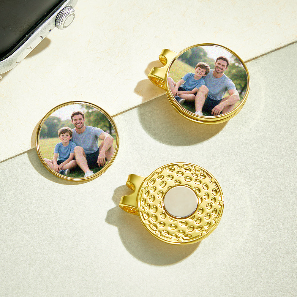 Photo Golf Marker, Golf Marker and Clip Set, Custom Golf Gifts For Her, Custom Golf Marker, Golfing Accessory, Personalized Golf Marker