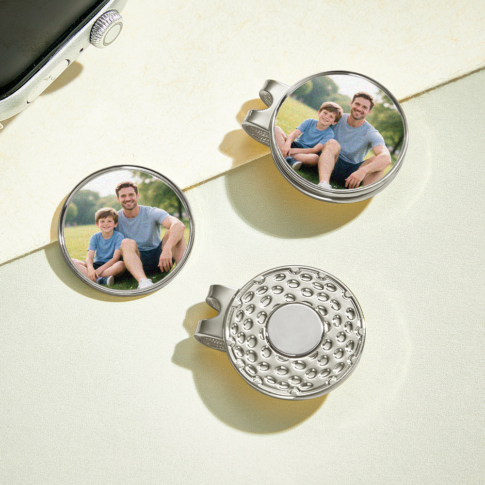 Photo Golf Marker, Golf Marker and Clip Set, Custom Golf Gifts For Her, Custom Golf Marker, Golfing Accessory, Personalized Golf Marker