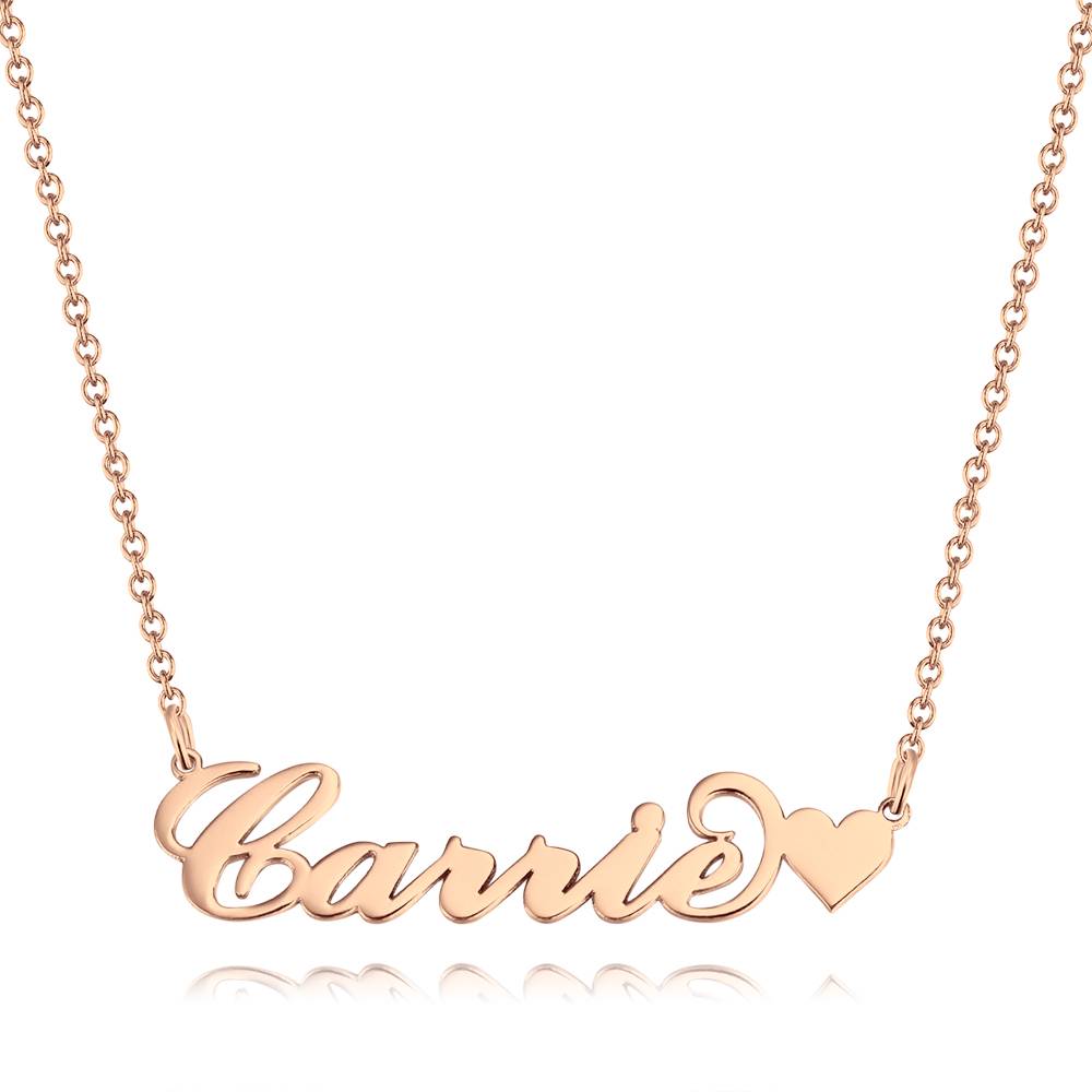Soufeel Gold "Carrie" Style Name Necklace Gifts For Her