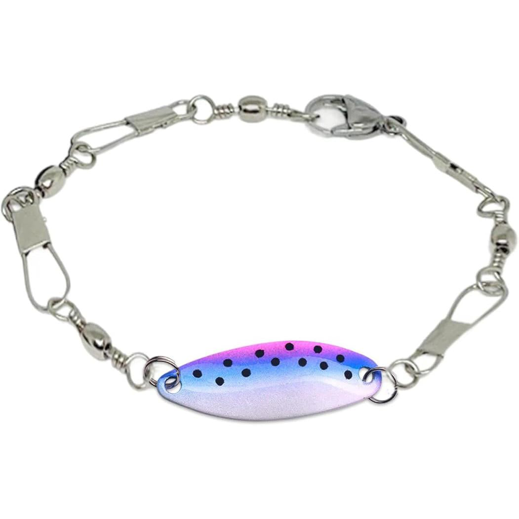 Fishing Lure Bracelet Handmade Fish Hook Swivel Bracelet Rustic Angler Jewelry Gift for Fishing Lovers