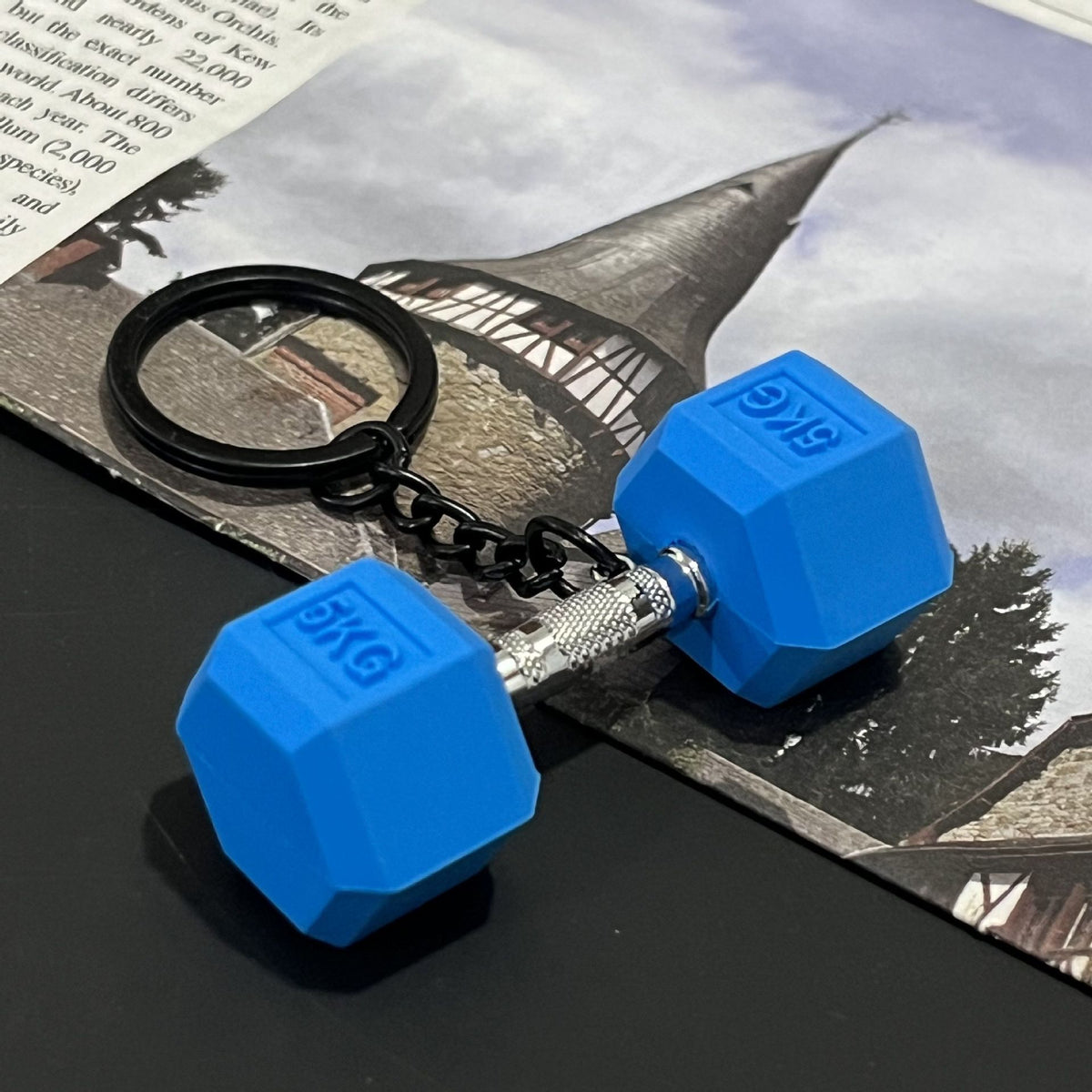 Weightlifting Dumbbells Keychain Accessories Equipment Mini Keychain