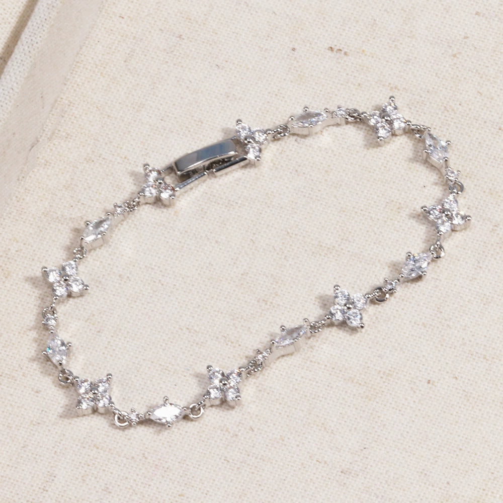 Diamond Bracelet Women's Purple Diamond Jewelry The Best Christmas Gift For Girlfriend