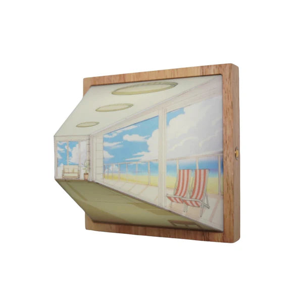 3d Naked Eye Vision Night Light Wall Lamp Living Room Home Creative Wooden No-Punch Wall Hanging Light