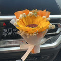 Mini Bouquet Car Dried Flowers Car Interior Decoration Ornaments Air Outlet Air Conditioning Decorations