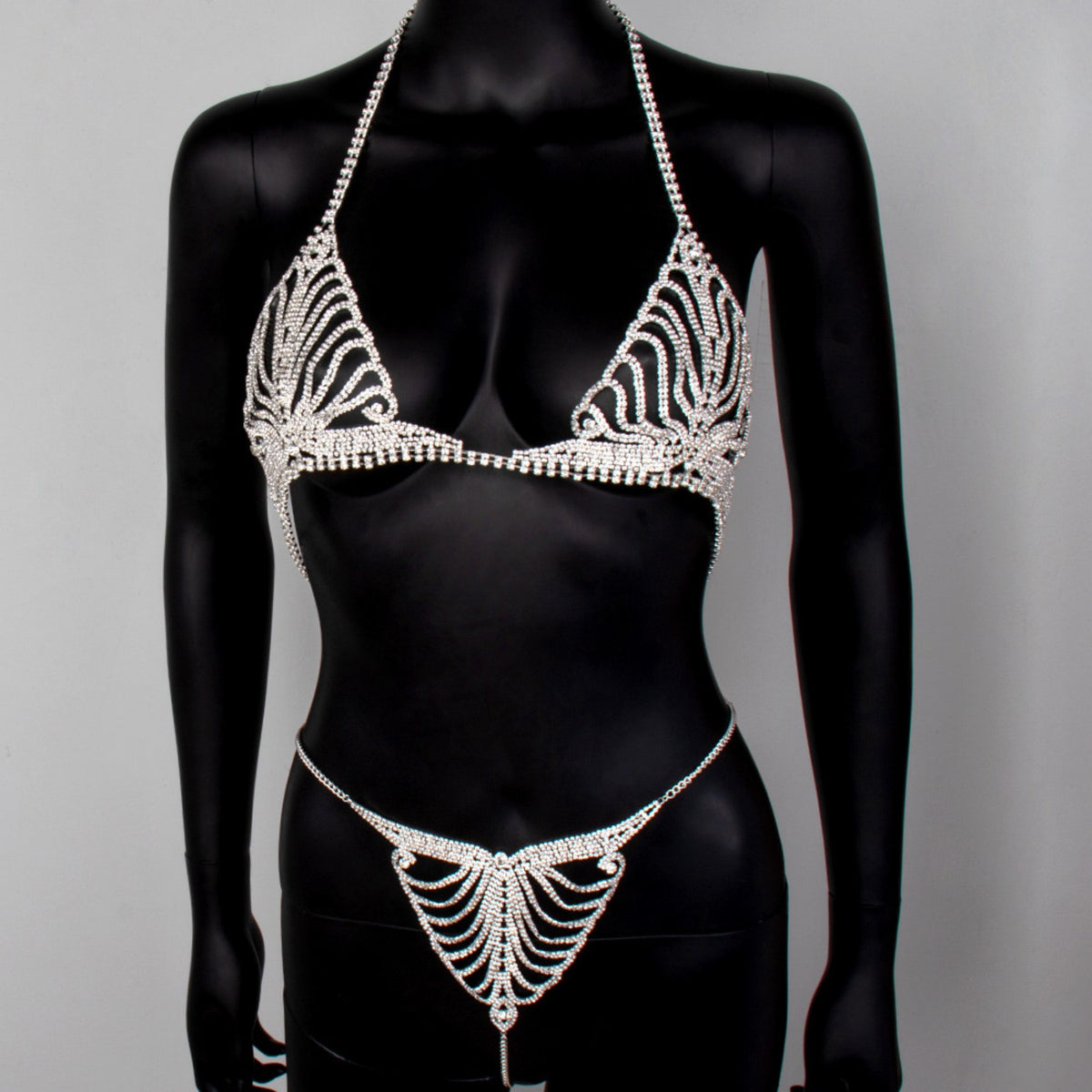 Diamond Bra Set Ultimate Sparkle & Chain Set