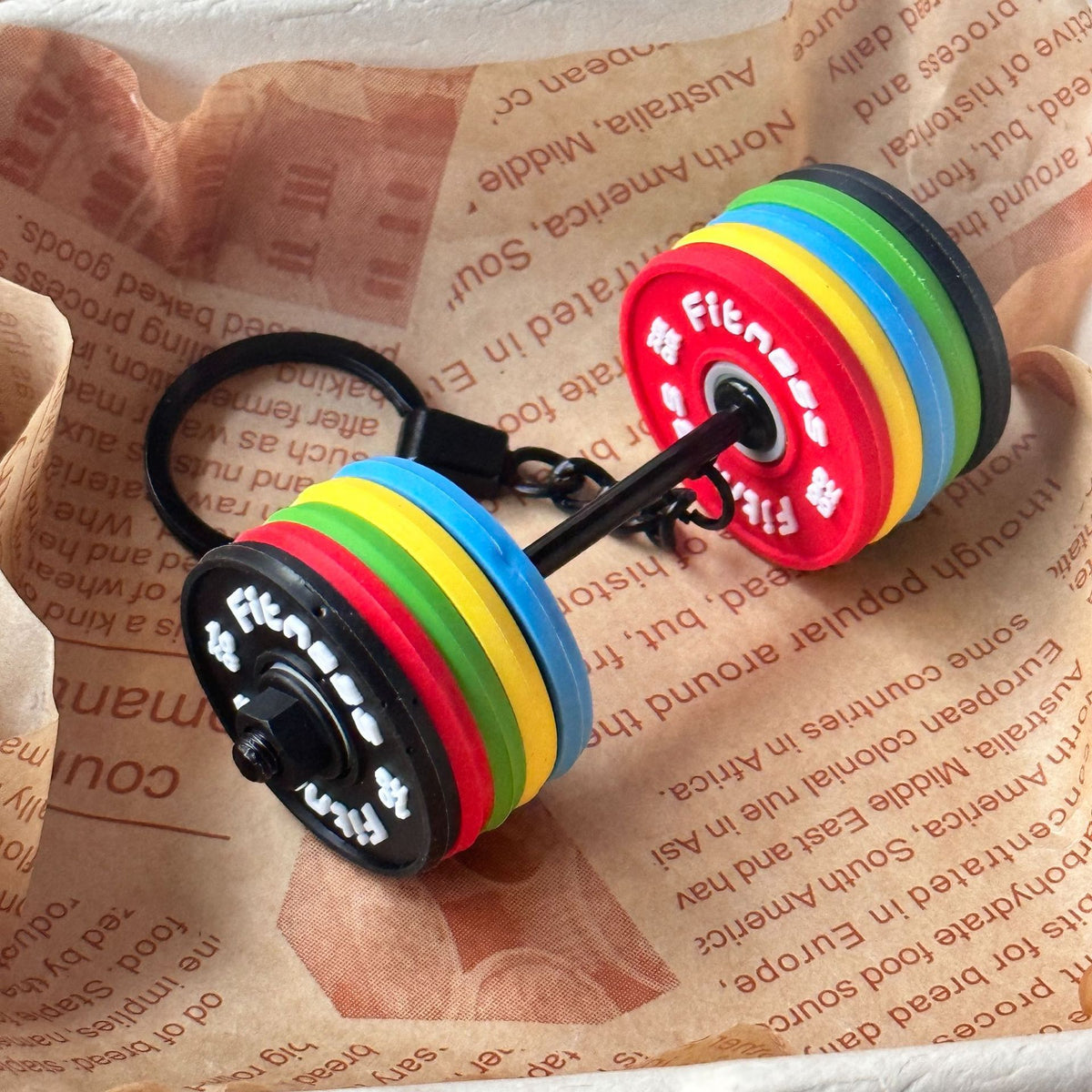 Weightlifting Equipment Keychain Accessories Equipment Removable Mini Backpack Keychain
