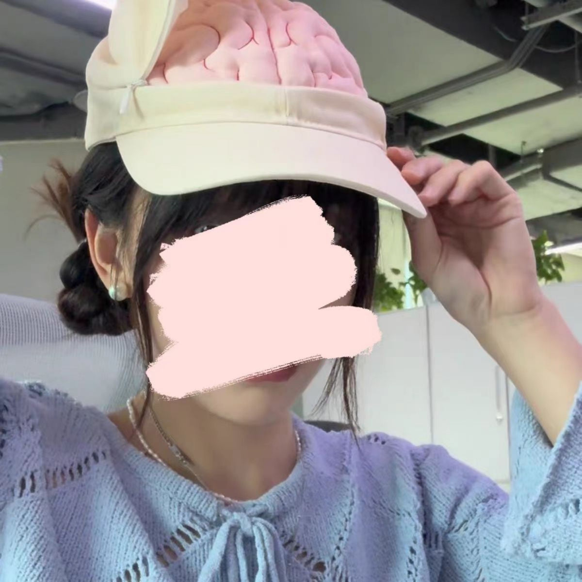 Brain Cap Can Be Opened And Closed Sun Hat Cute And Funny Hat Gifts for Friends Funny Gifts