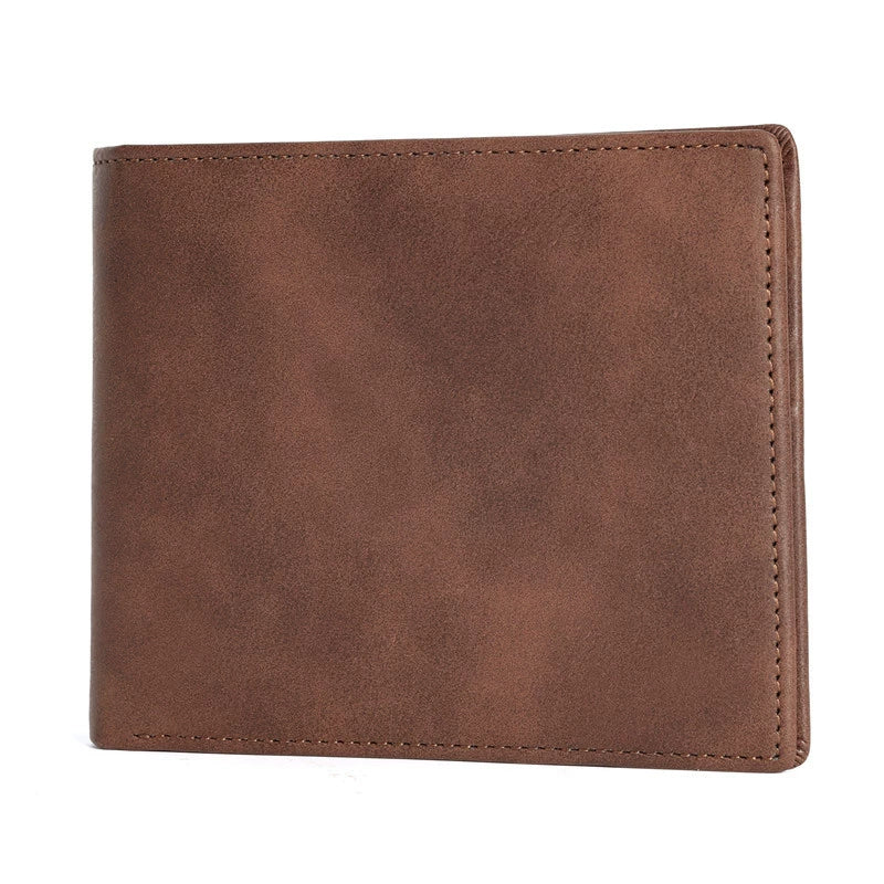 Men's Bifold Wallet Engraved Wallet Family Gift For Son For Husband