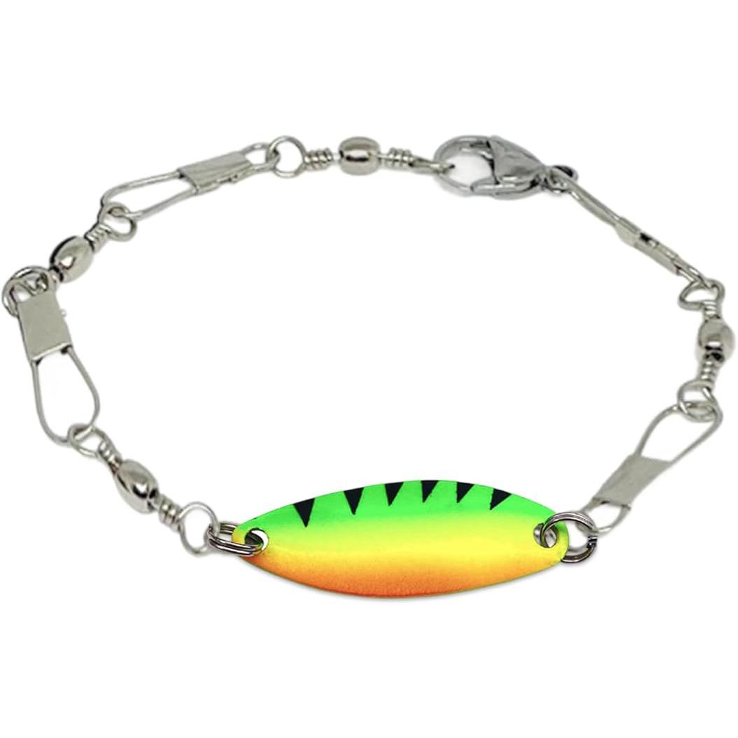 Fishing Lure Bracelet Handmade Fish Hook Swivel Bracelet Rustic Angler Jewelry Gift for Fishing Lovers