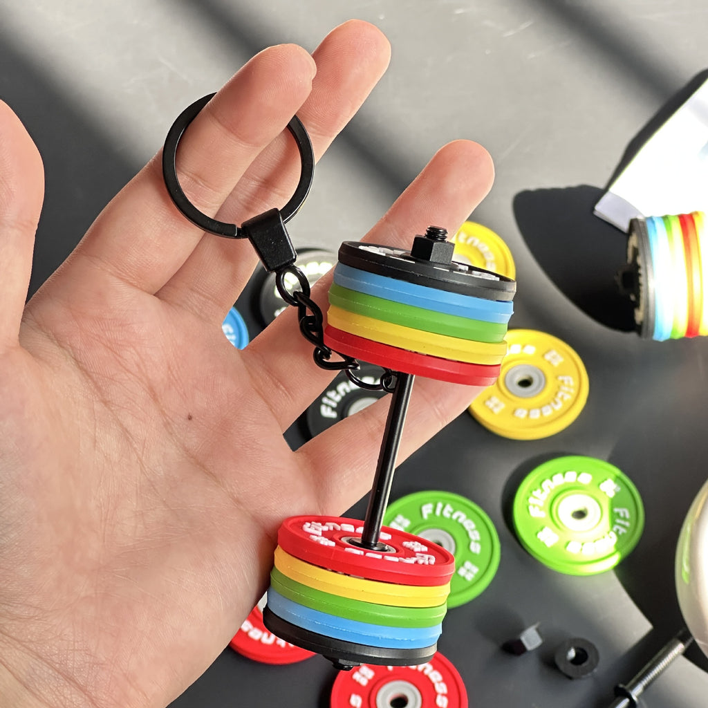 Weightlifting Equipment Keychain Accessories Equipment Removable Mini Backpack Keychain