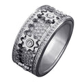 Rotating Starry Ring Full-Diamond Ring - Anxiety Relief Fidget Gift
