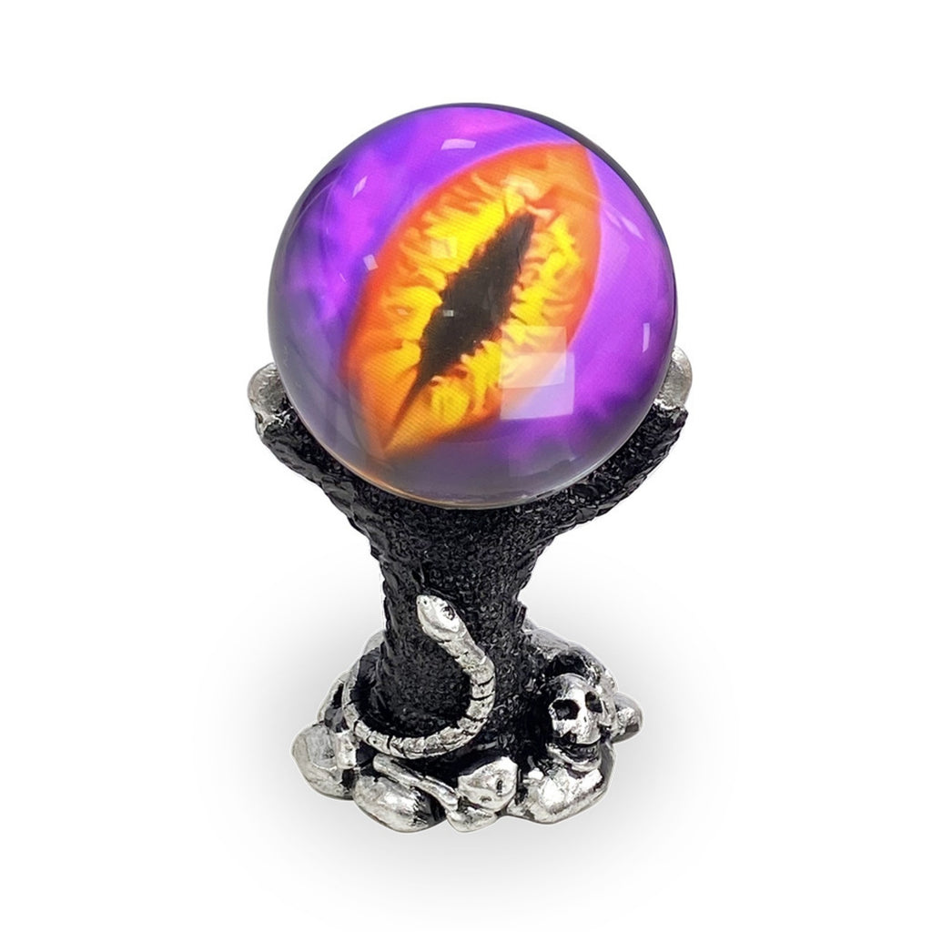 2.7inch Crystal Ball with Electronic Display DIY Video Import Possible Unique Gift for Home & Office Light-Up Sphere Christmas Gift