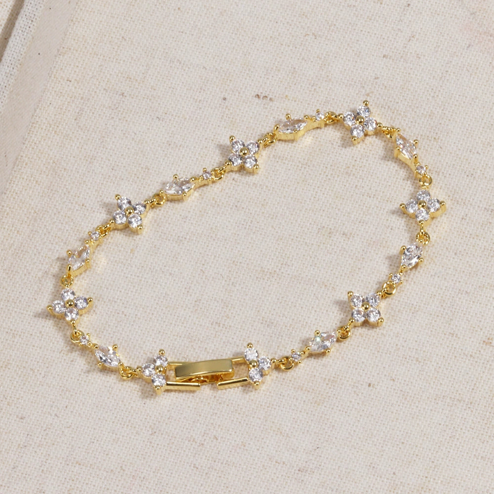 Diamond Bracelet Women's Purple Diamond Jewelry The Best Christmas Gift For Girlfriend