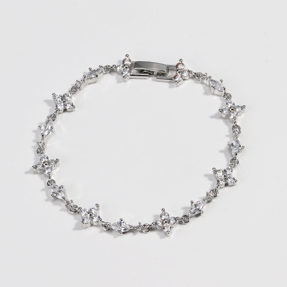 Diamond Bracelet Women's Purple Diamond Jewelry The Best Christmas Gift For Girlfriend