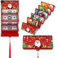 Santa Claus Dollar Bill 10-Slot 3D Money Envelope Box – Christmas Surprise Party Cash Holder