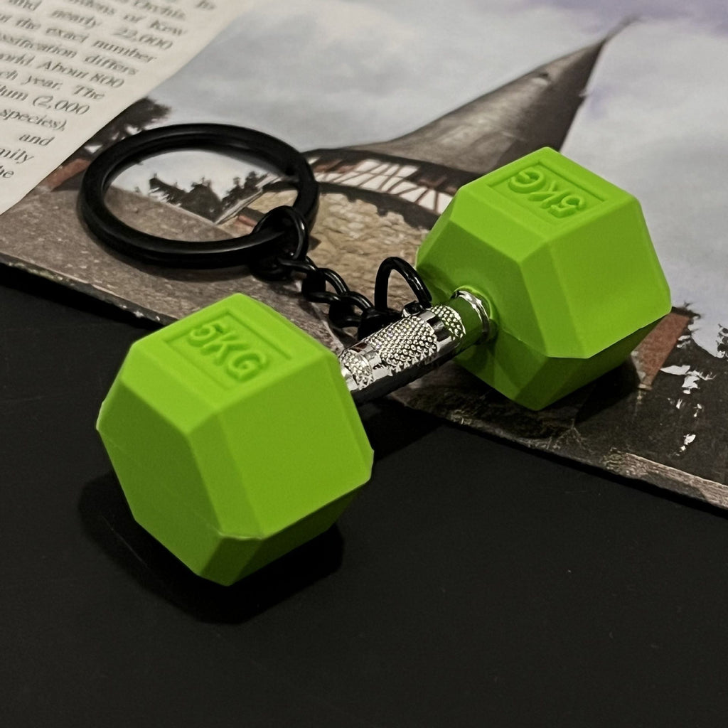Weightlifting Dumbbells Keychain Accessories Equipment Mini Keychain
