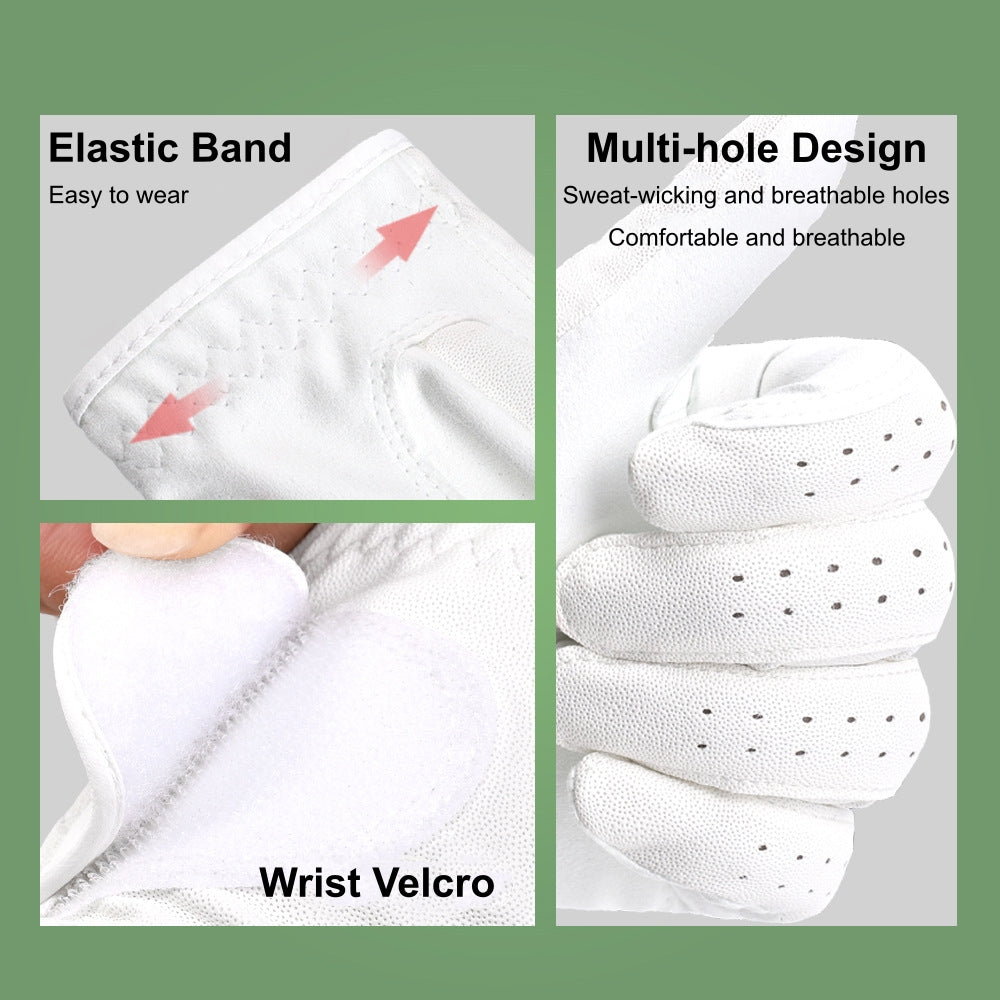 Personalized Golf Glove with Golfer Prints Resistant Sports Glove for Golf Enthusiasts (One Left-hand Glove)