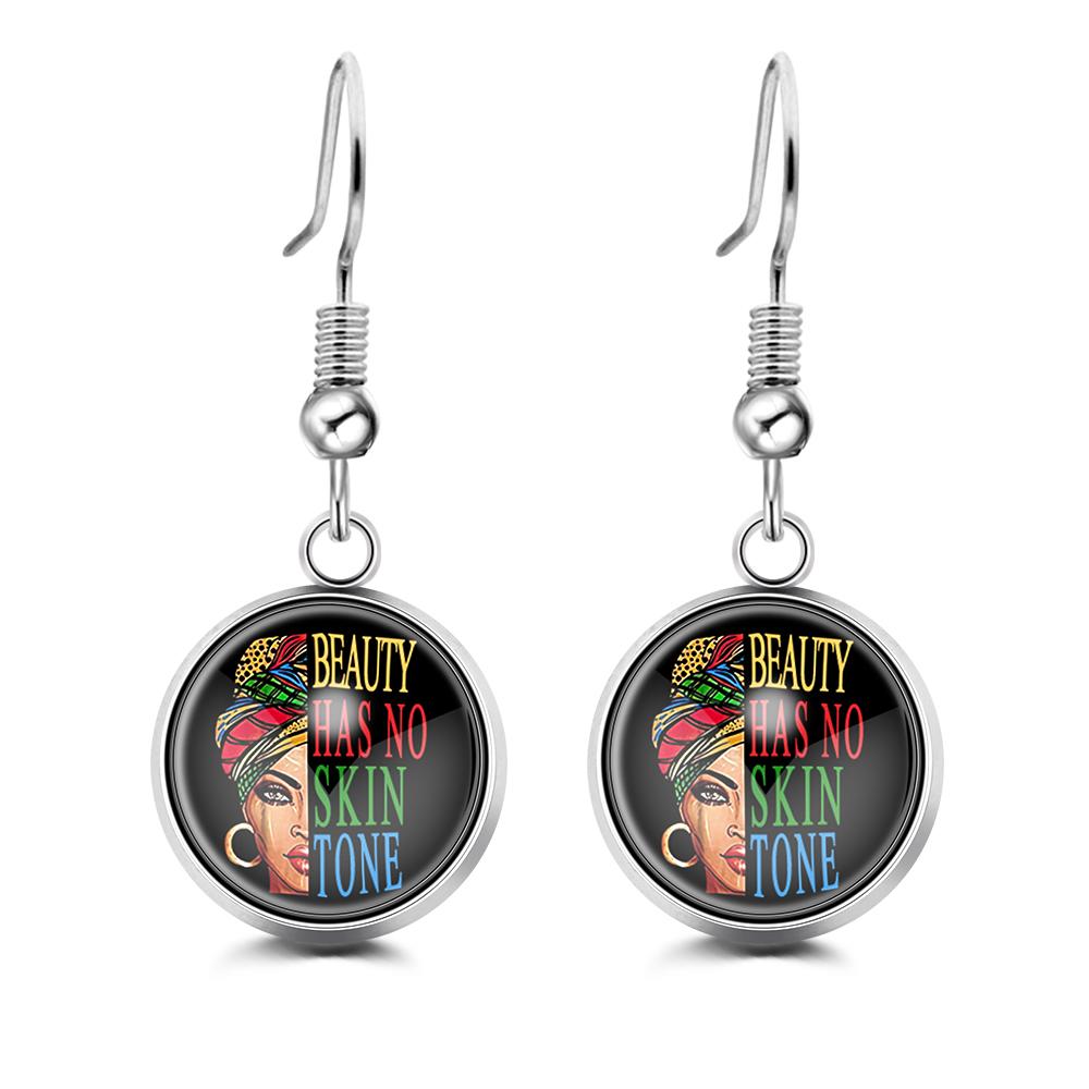 Photo Earrings Drop Earrings Unique Gifts For Her With Text