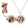 Photo Necklace With Two Pictures Silver Color Chain Gifts Ideas Gifts For Mom